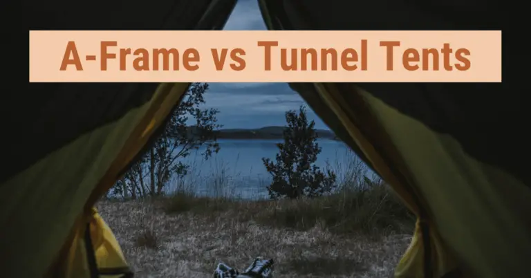 A Frame v Tunnel Tent