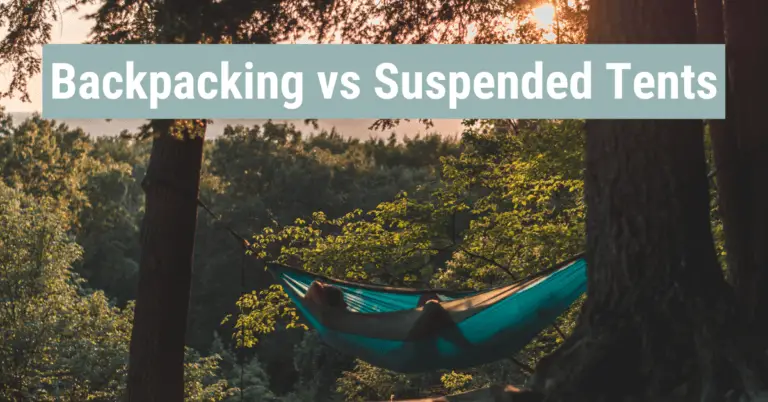Backpacking vs suspended Tents